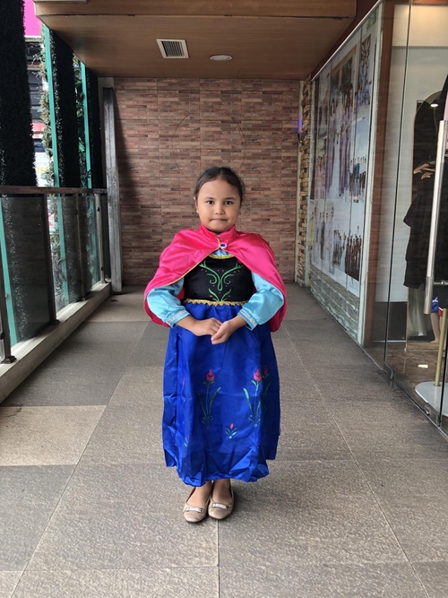 Princess Anna Frozen Inspired Dress For Kids