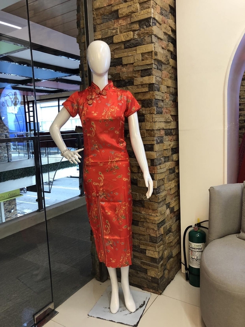 UNO Chinese Cheongsam Costume for Teens