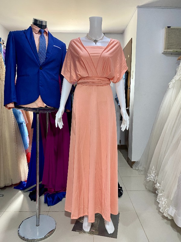 Peach Infinity Dress - Adult