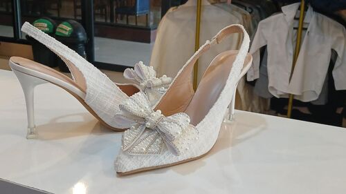Bridal Bow Heels