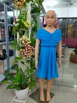 Aqua Blue Infinity Dress-KIDS