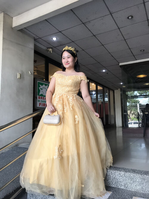 Golden Belle Ball Gown