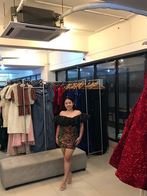 Zebra Elegance Dress with Dramatic Ruffles Cocktail Dress