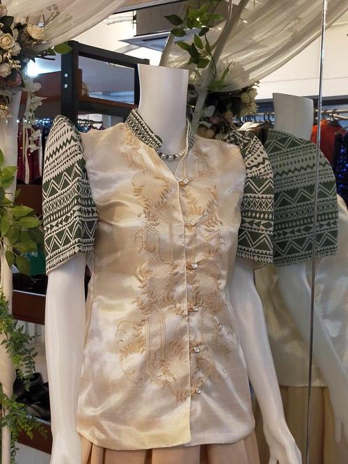 Modern Ethnic Filipiniana Top