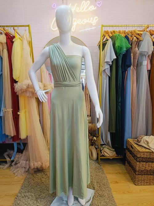 Dark Sage Green Infinity Dress (Adult)