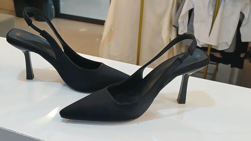 Slingback Shoes for Women Pointed Toe Stiletto Heels