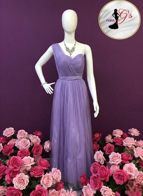 Lavender Tulle Bridesmaid Gown ( #7 )