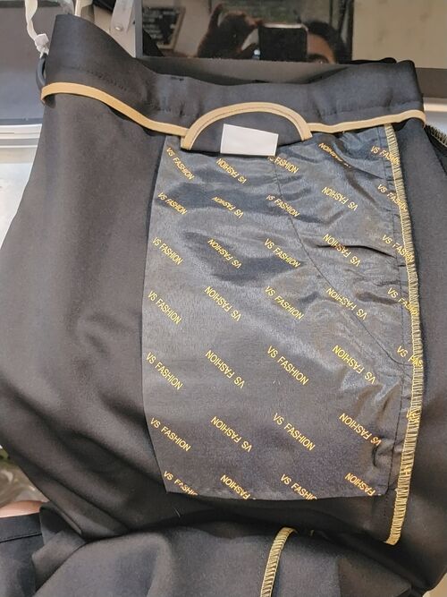 Fashion Plus Size Black Slacks