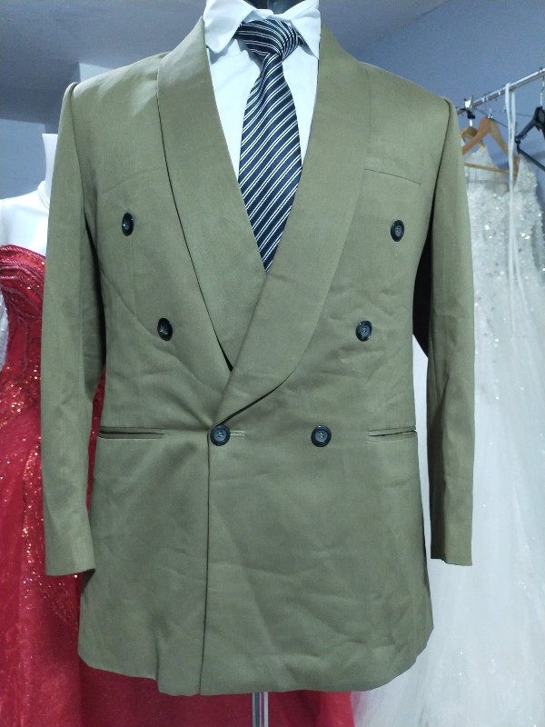 Army Green 5B C Tuxedo  Suit Set