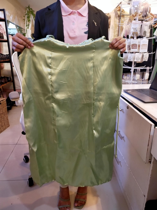 Plus Size Sage Green Premium Inner Robe 