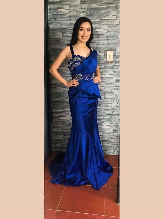 Royal Blue Pageant Gown