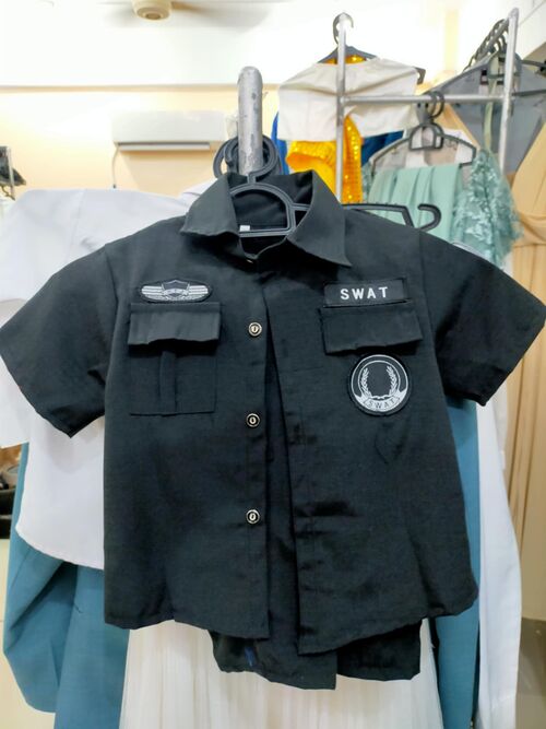 Career Police Swat Costume for Kids