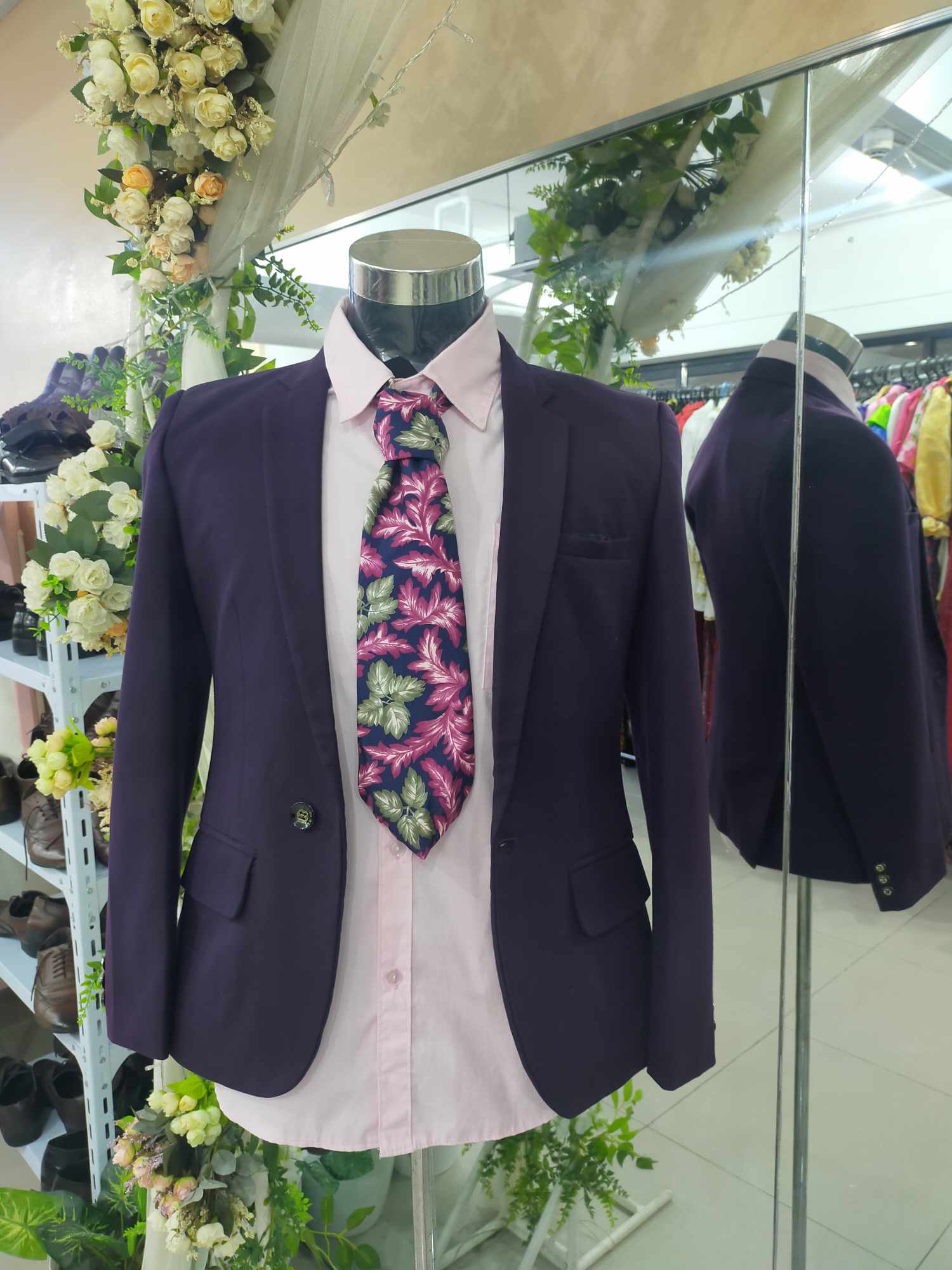 Gucci Wine Purple-1B Suit / Tuxedo Set