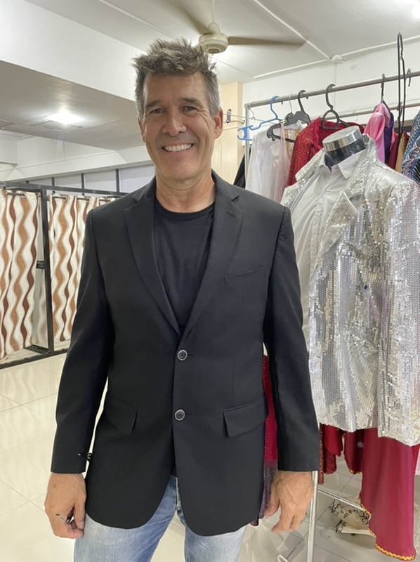 Black Wool Tuxedo Suit Jacket  Set (Costa Rica)