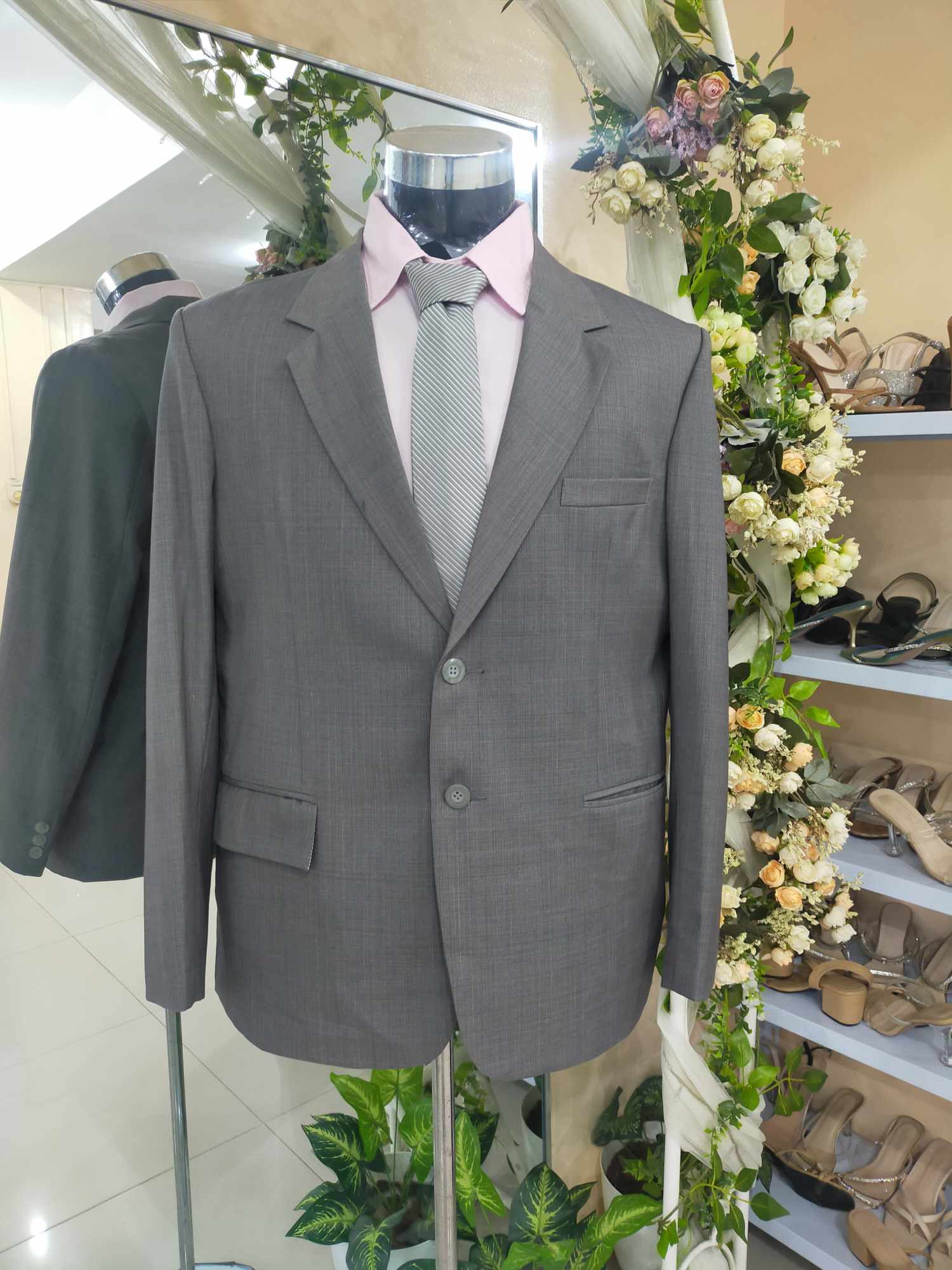 Plain Gray Collection-2B Suit / Tuxedo Set