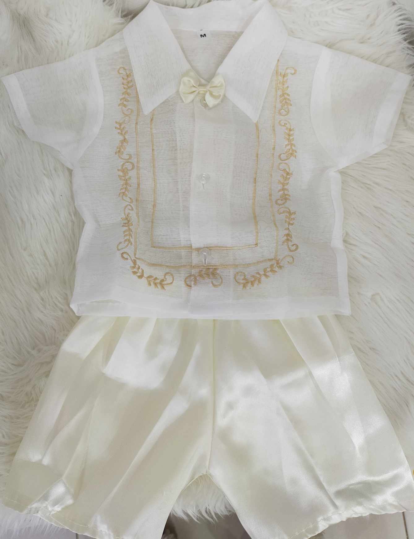 Kids Baby Barong Set 