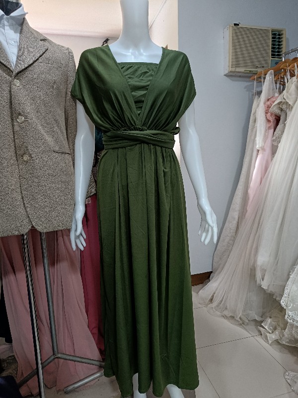 Army Green Infinity Dress - Adult