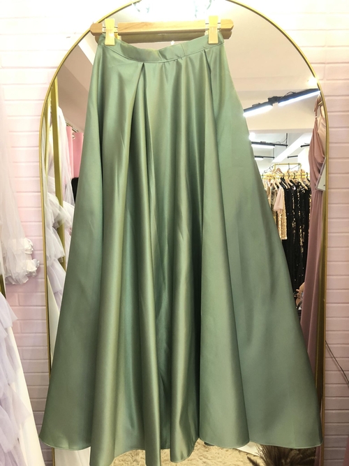 Sage Green Filipiniana Skirt