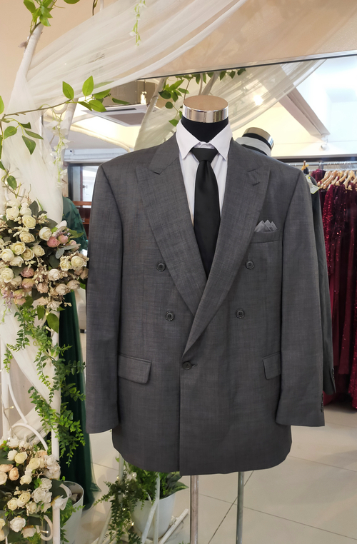 Andrew Fezza Vintage Double Breasted Tuxedo Set Suit