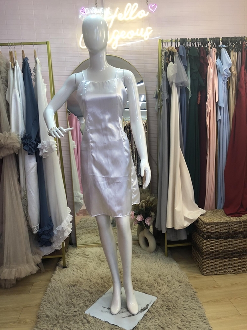 White Satin Inner Robe
