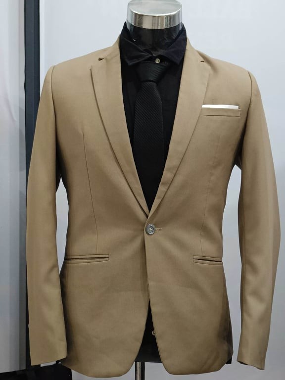 Smokey Taupe(FootJoy) With White Line Pocket Tuxedo / Suit Set