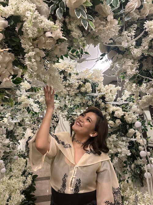 Modern Maria Clara Filipiniana Top