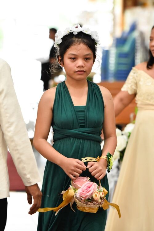 Emerald Green Infinity Dress - Kids