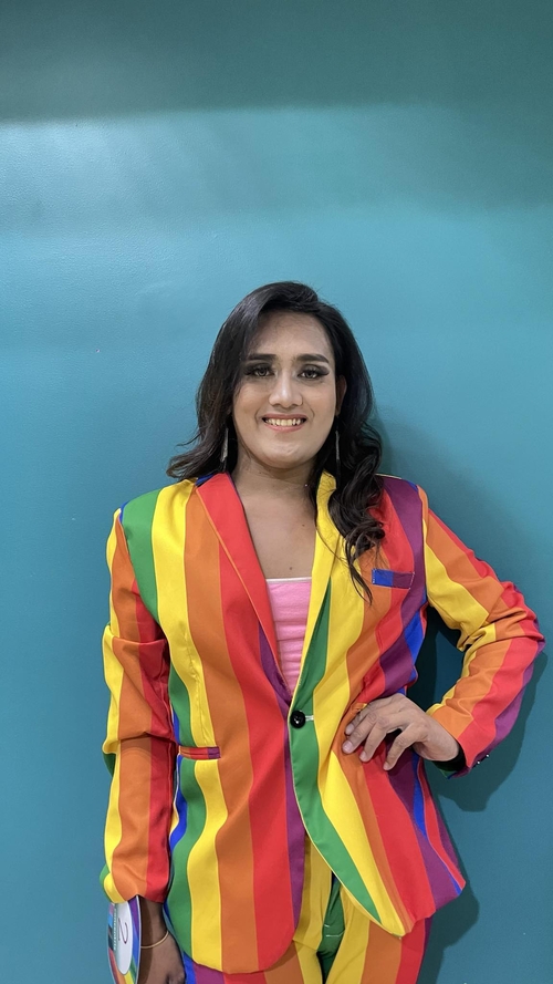Rainbow Pride Costume Suit Tuxedo