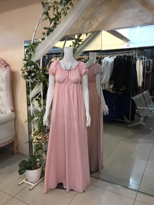 Pink Bridgerton Costume Dress