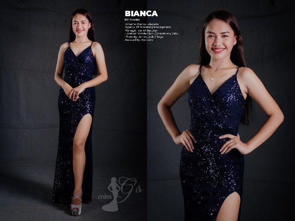 Midnight Blue / Navy Blue Full-Sequins Glittery Spag Slit Long Gown