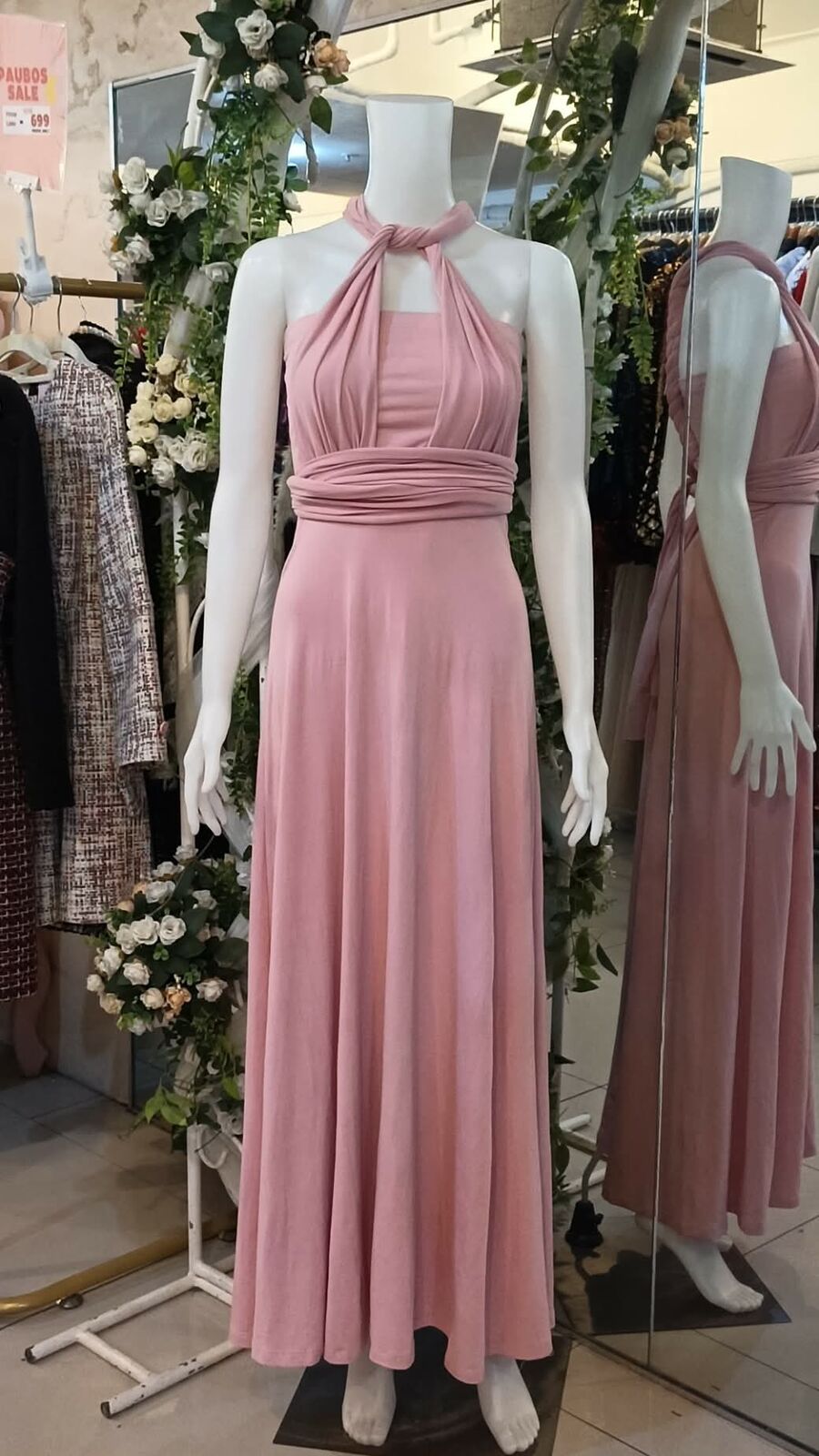 Blush Pink Infinity Dress ( Kids )