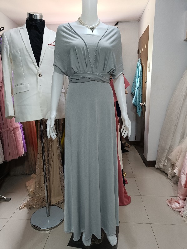 Light Gray Infinity Dress - Adult