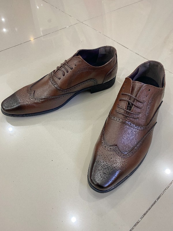 Mens Brown Shoes Leather
