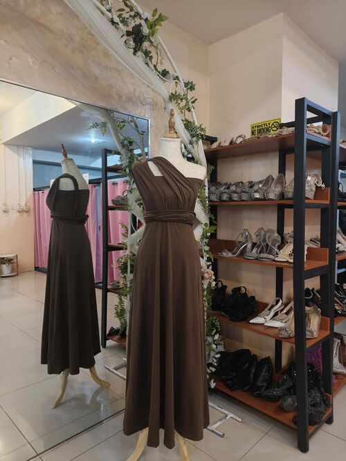 Brown Infinity Dress FOR KIDS