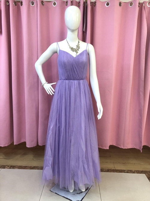 Lavender Tulle Bridesmaid Gown ( #2 )