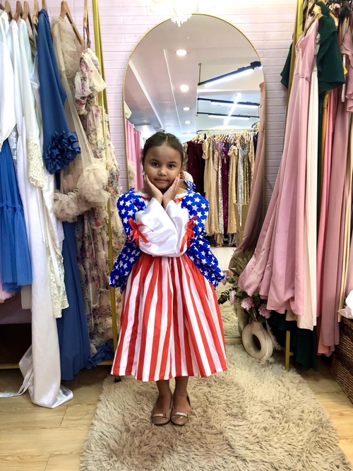 UNO USA Girl Costume Kids
