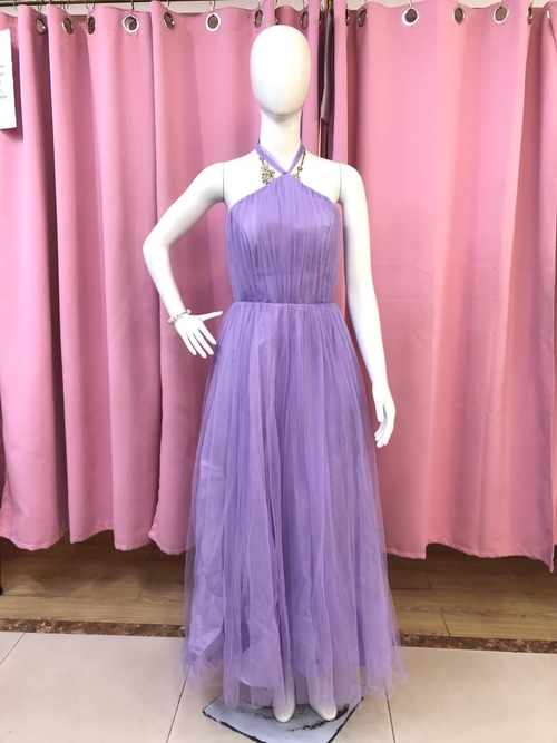 Lavender Tulle Bridesmaid Gown ( #4 )