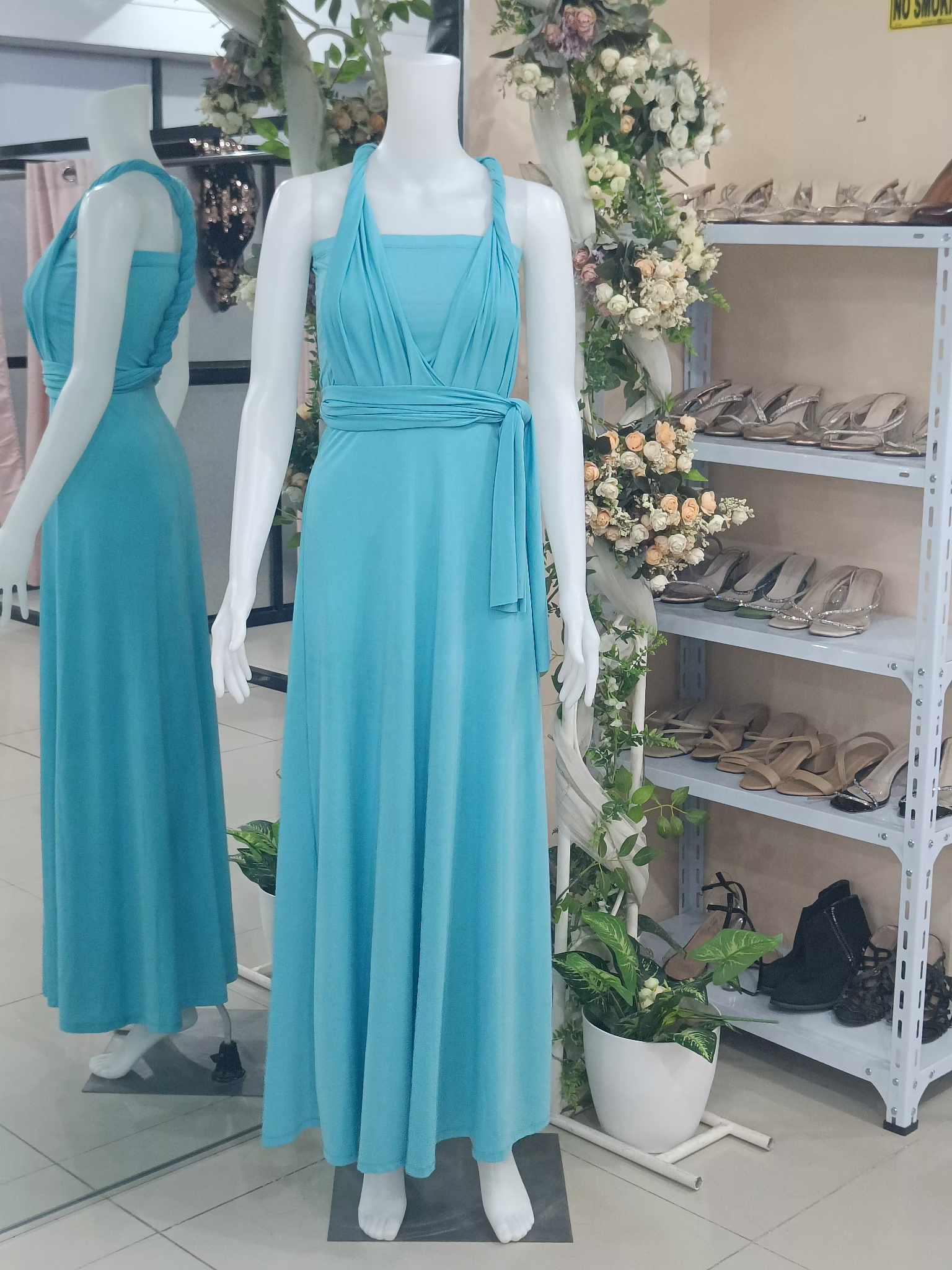 Sky Blue Infinity Dress - Adult